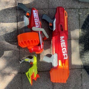 NERF B5575F07 N-strike Dart Gun Mega Mastodon Nerf Megalodon, Nitro Duel Fury